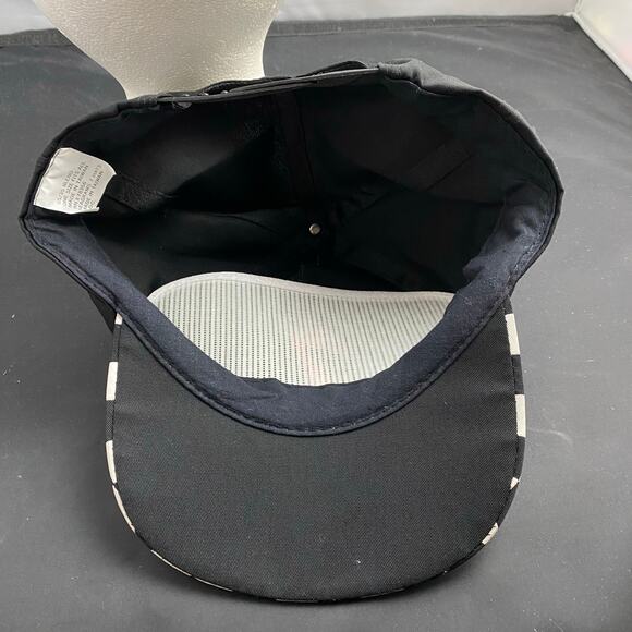 Vintage Seagram's 7 Checkered Bill Racing Cap Black Red Crown Hat - Picture 6 of 6